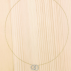 COLLIER CERCLE STRASS
